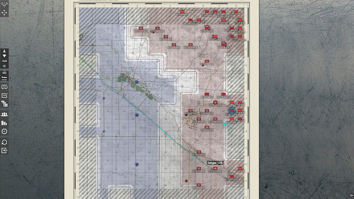 Dispositions at the start of Turn 2